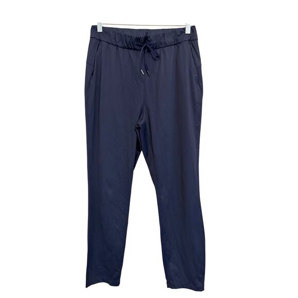 CRZ YOGA Pants - CRZ YOGA Pants Large Navy Blue Drawstring Athleisure Stretch Activewear Sporty